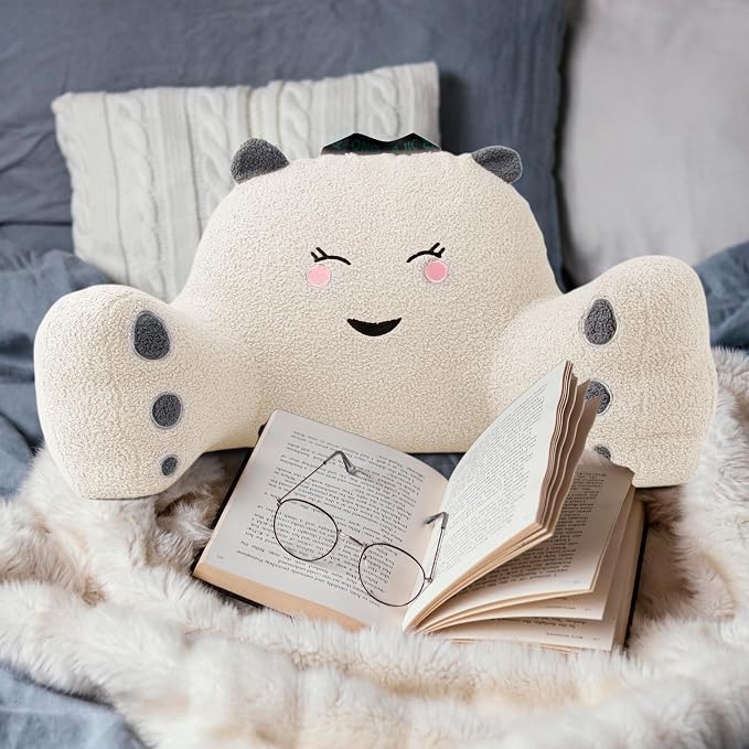 Reading Pillow for Sitting in Bed Couch Teens/Adult, Back Rest Pillow for - Image 7