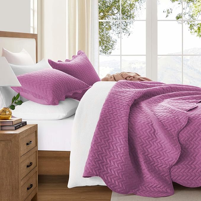 IR Imperial Rooms Queen Quilt Bedding Set Size + 2 Pillow Shams - Image 5
