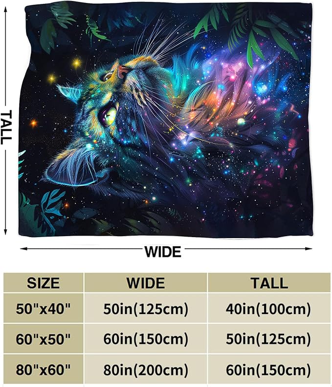 Fantasy Cat Throw Blanket - Image 5