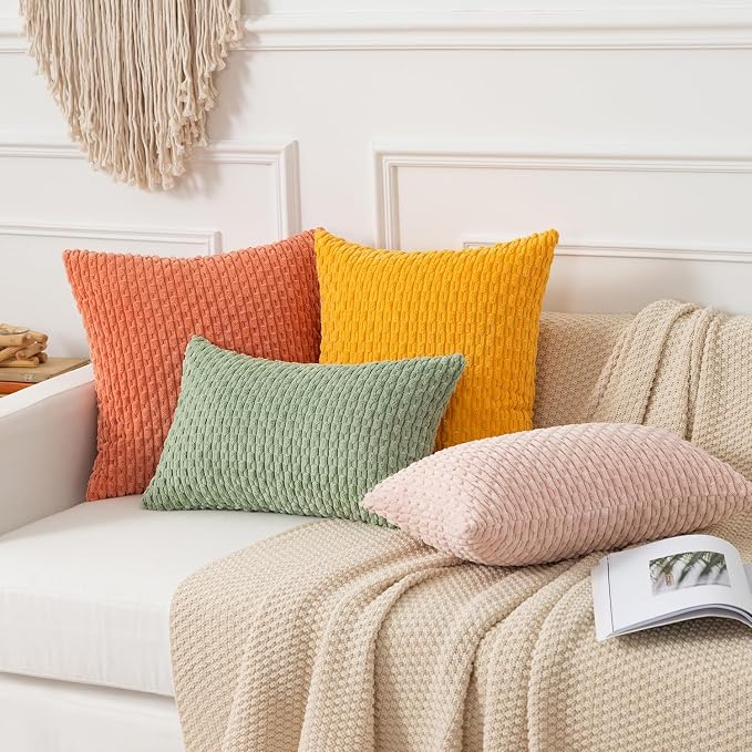 Kevin Textile 12x24 Inch Pillow Cover 1 Pack Boho Decorative Soft Striped - Image 7