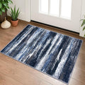 Modern Abstract Entryway Rug Indoor 2x3 Washable Rug Non-Slip Soft Small Area by lansny