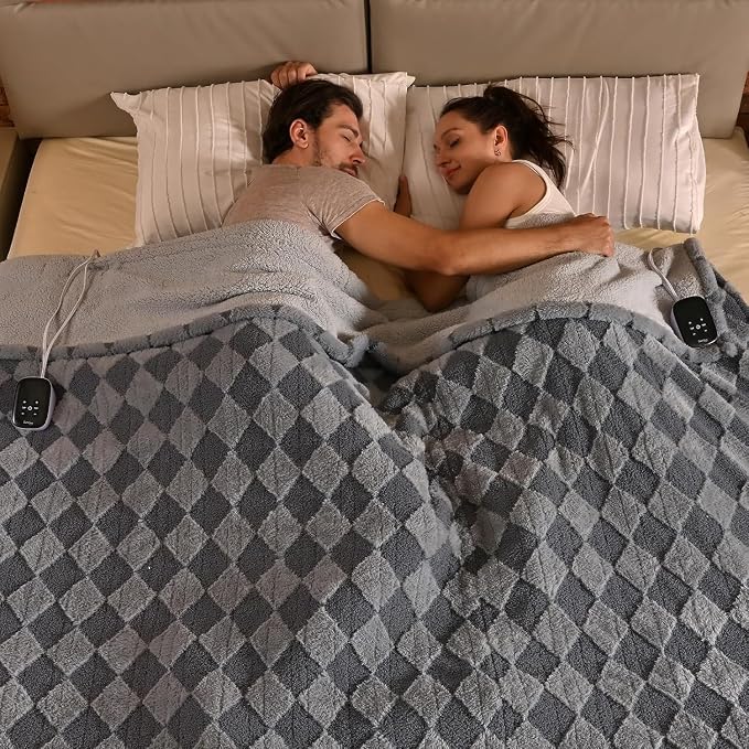 Bearhug Electric Blanket Full Size 77" x 84", 10 Heating Levels & 1-12H Auto Off by Bearhug