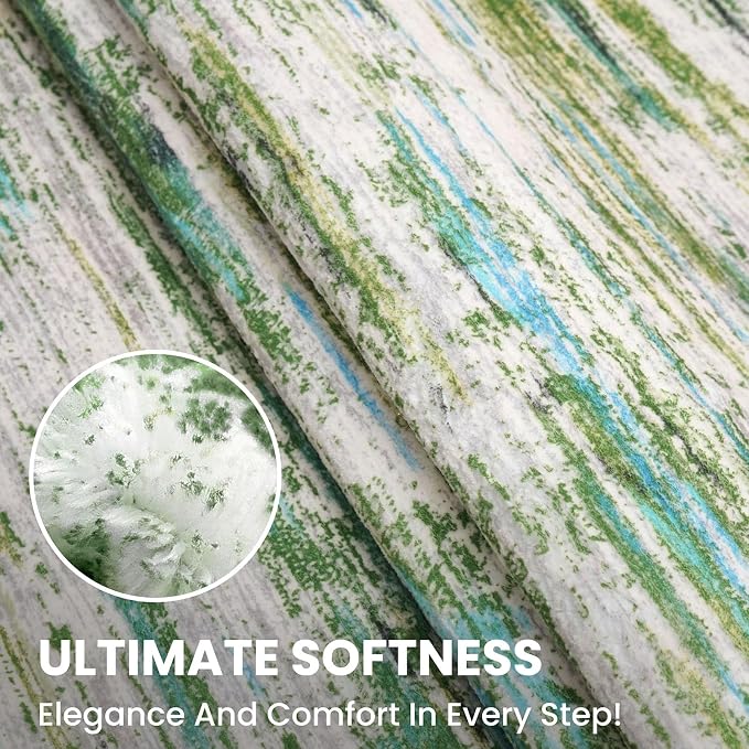 2x5 Modern Abstract Runner Rug for Hallway, Non-Shedding Washable Rug for - Image 7
