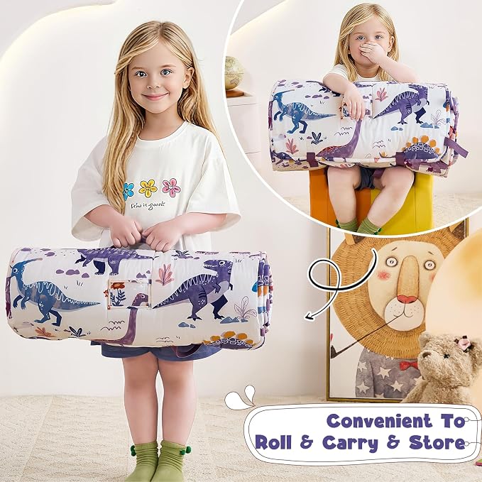 DJY Toddler Nap Mat, Kid Slumber Bag - Image 3