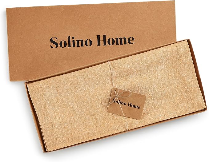 Solino Home Linen Small Table Runner 60 Inches - Image 5