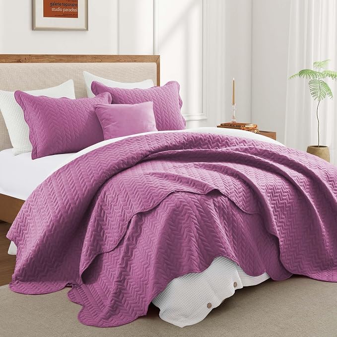 IR Imperial Rooms 8 Pack Quilt King Size Bedding - Image 2