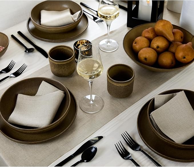 Solino Home Linen Natural Table Runner 132 Inches Long - Image 9