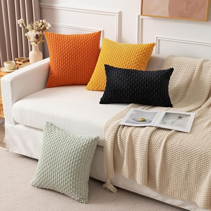 Kevin Textile 12x20 Inch Pillow Cover 1 Pack Boho Decorative Soft Striped - Image 7