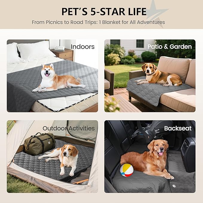 gogobunny 3X Stronger Waterproof Pet Blanket, Scratch Proof Furniture Protector - Image 5