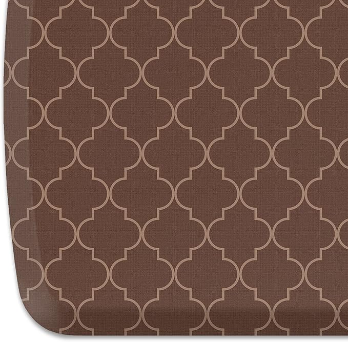 GelPro Elite Premier Anti-Fatigue Kitchen Comfort Floor Mat, Lattice Java Stain by GelPro