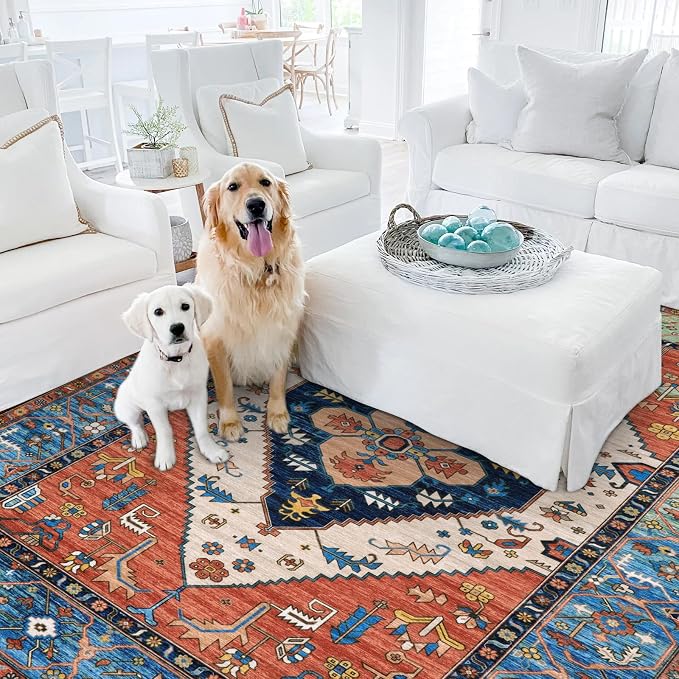 Lahome Boho Machine Washable Rugs - Image 9