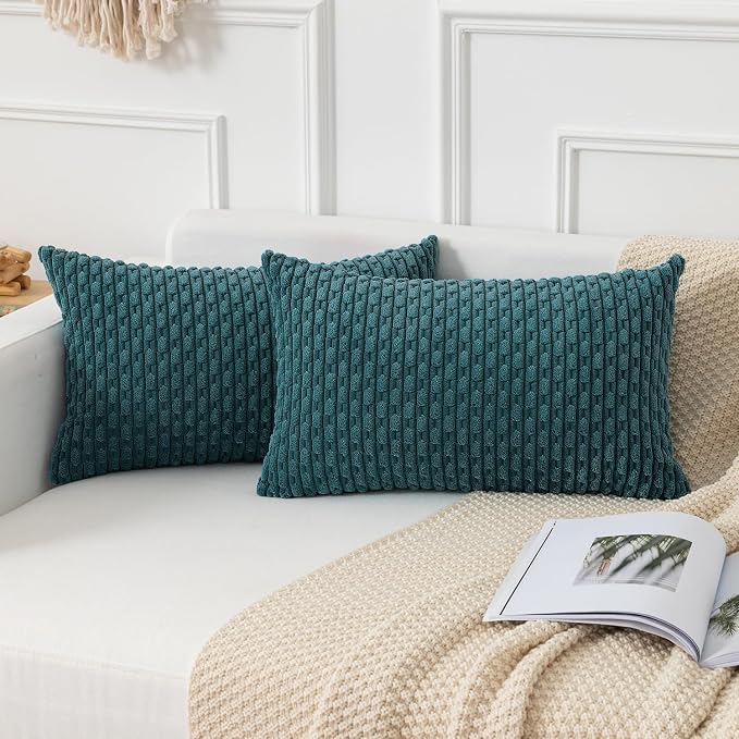 Kevin Textile 12x20 Inch Pillow Cover 1 Pack Boho Decorative Soft Striped - Image 4