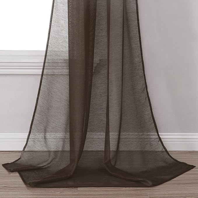 DONREN Luxury Soft Sheer Curtains Scarf - Image 4