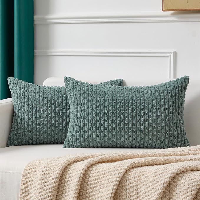 Kevin Textile 14x24 Inch Pillow Cover 1 Pack Boho Decorative Soft Striped - Image 5