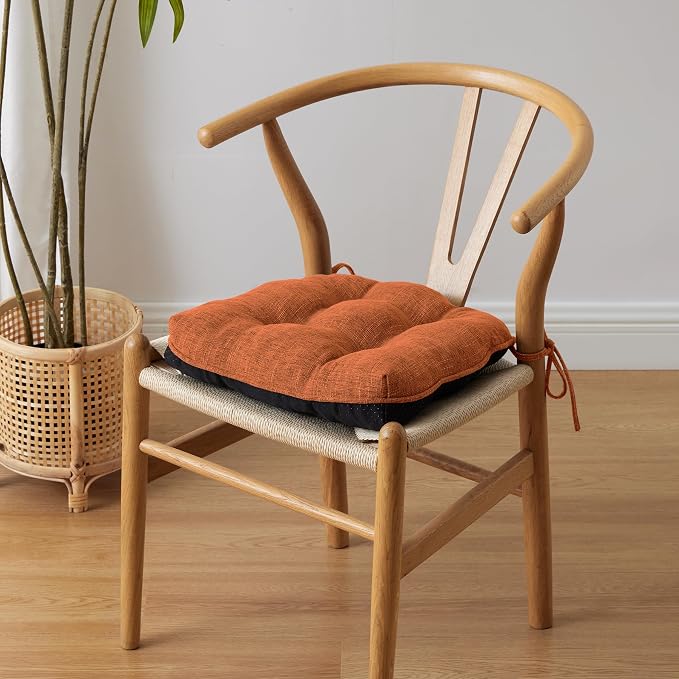 Chair Cushions for Dining Chairs Set of 6, Kitchen Chair Cushions, Chair Pads - Image 7