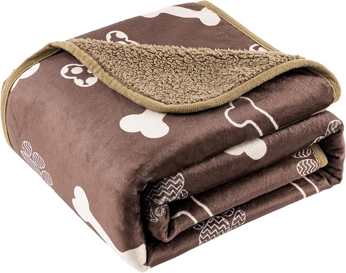 Waterproof Dog Blankets Pet Blanket 60"x80", Soft Fluffy Sofa Car Bed Protector by CAPT.SNOOZE