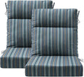 Sunbrella Outdoor High Back Chair Cushion Seat Pads, 44 x 21 Inch by Unimatta