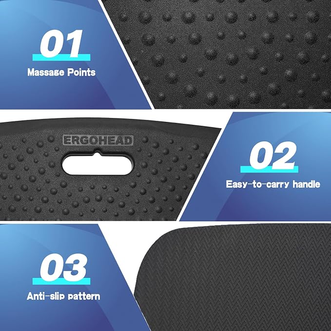 Anti Fatigue Kitchen Floor Mat Comfort Standing Mat, Portable Office Standing - Image 3