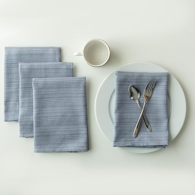 Benson Mills Cameron Textured Fabric Table Cloth, - Image 4