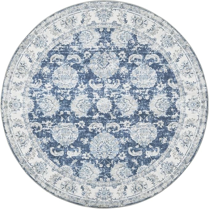 jinchan Fiora Round Rug 7ft Area Rug - Image 8