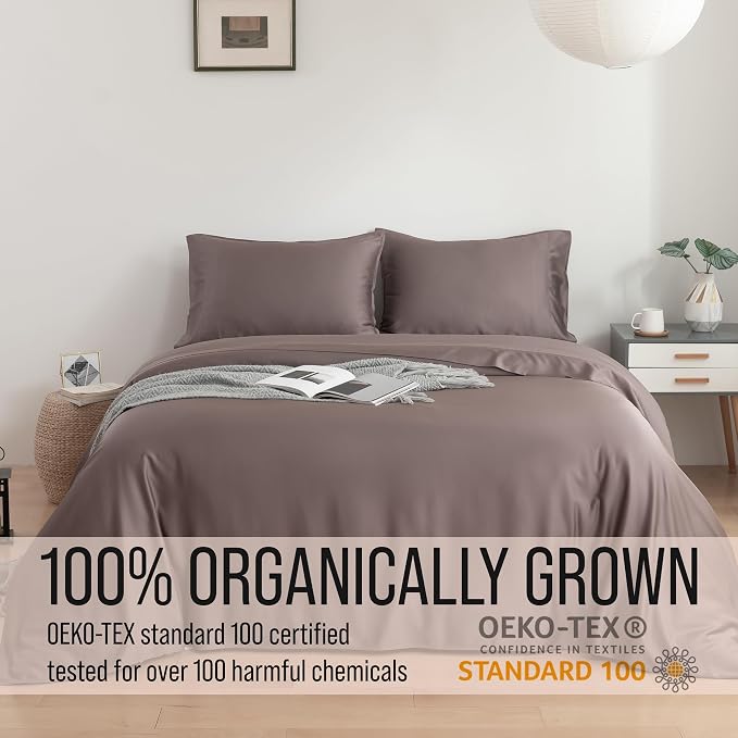 Bella Coterie Luxury Bamboo Viscose Full Size Sheet Set | 100% Organically - Image 4