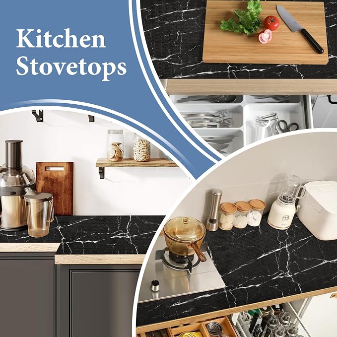 Drawer and Shelf Liner for Kitchen Cabinet: 23 in X 20 Ft Non Slip Waterproof - Image 6