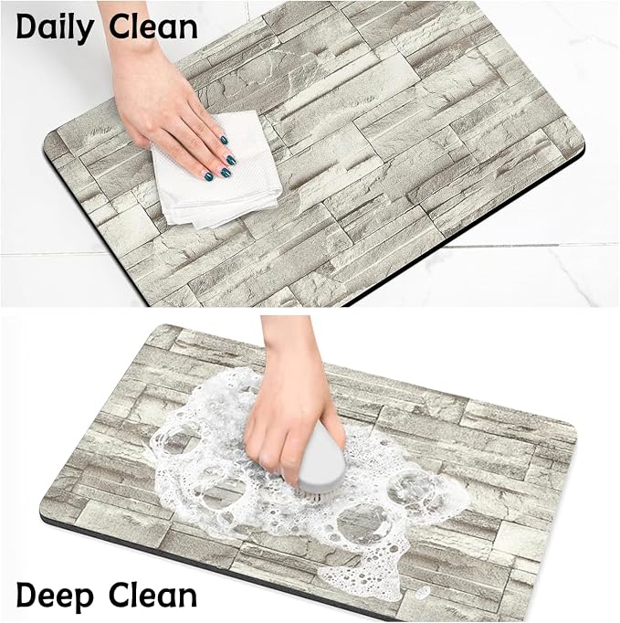 Pet Food Mats for Floor, Absorbent Dog Mat for Food and Water Dispenser Mat - Image 6