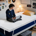 3 Inch Twin Size Gel Memory Foam Mattress Topper by Unknown