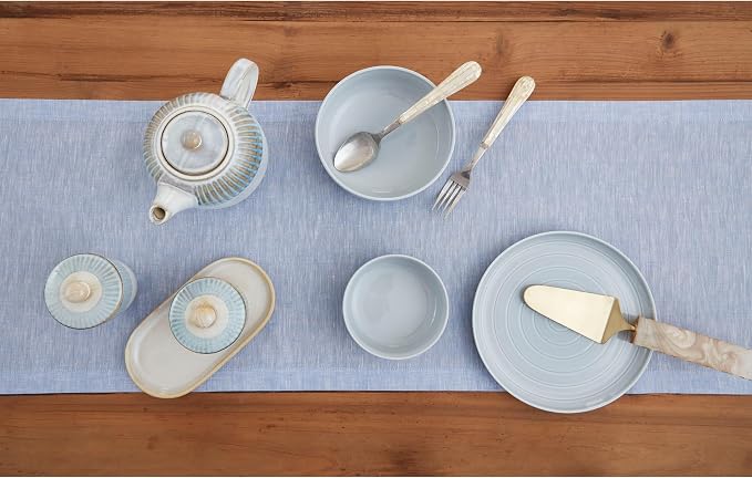 Solino Home Linen Table Runner 108 Inches Long - Image 3