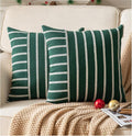 Boho Throw Pillow Covers 20x20 Set of 2 Soft Farmhouse Decorative Couch Pillow by Caflife