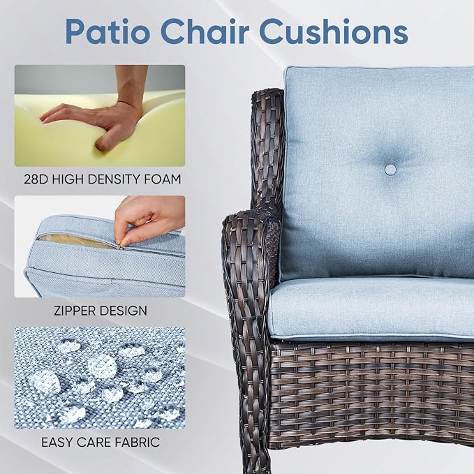 10-Piece Outdoor Patio Cushion Set - Image 5