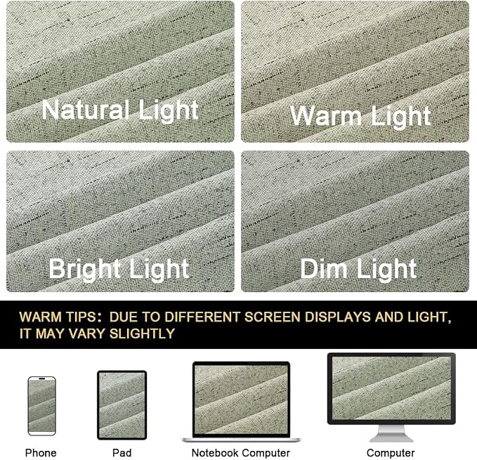 PrinceDeco 100% Blackout Curtains - Image 8