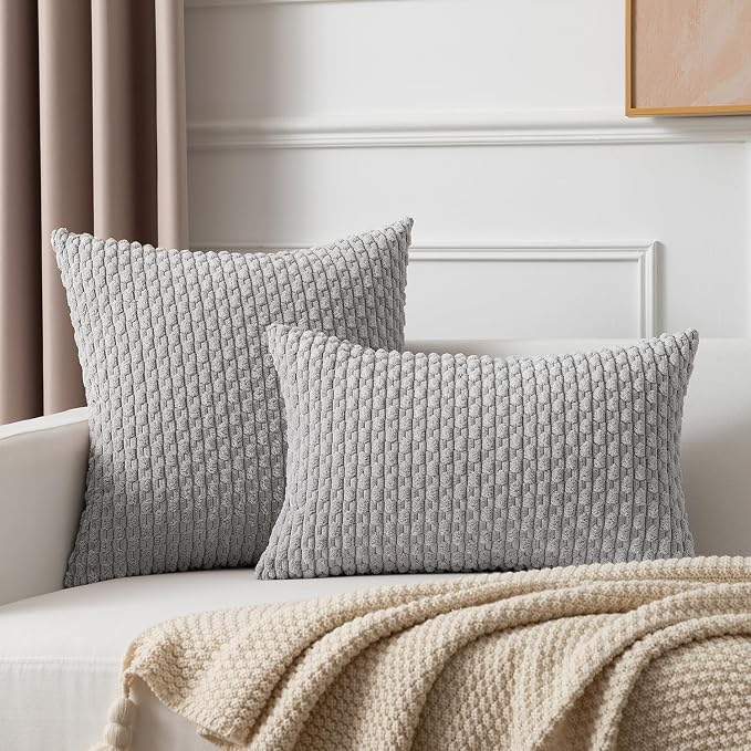 Kevin Textile 12x24 Inch Pillow Cover 1 Pack Boho Decorative Soft Striped - Image 5