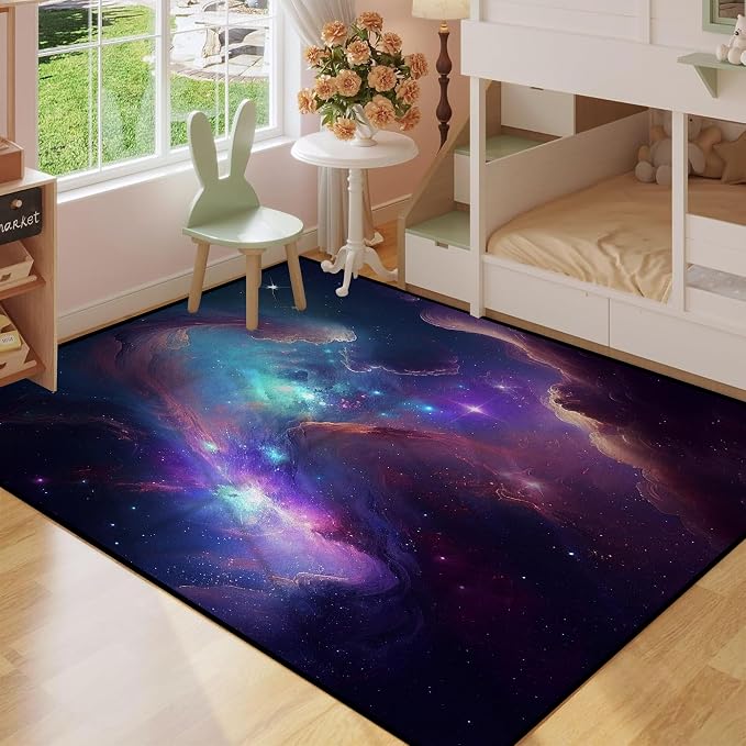 Galaxy Area Rug Bedroom Living Room - Image 4