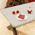 Smiry Rectangle Picnic Tablecloth, Wipeable Flannel Backed Table Covers by Smiry