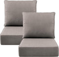 Luxury 6" Outdoor Cushions for Patio Furniture, Fade Resistant Couch Chair by Pugire