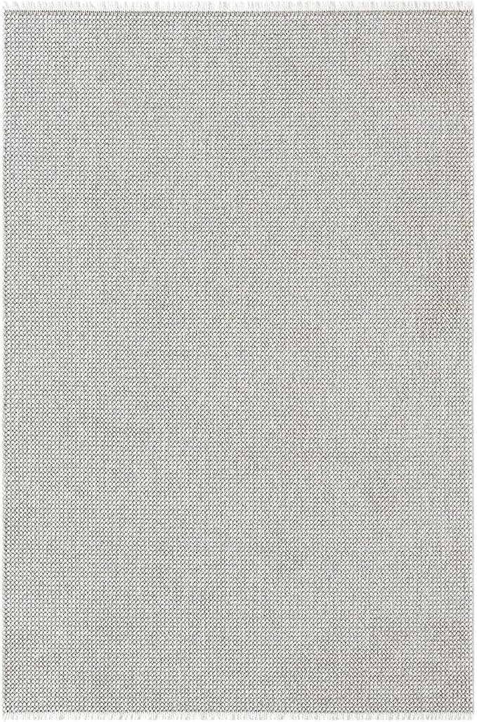 LUXE WEAVERS Solid Machine Woven Stone 4x6 Area Rug, Indoor Stain-Resistant - Image 2