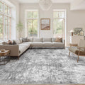 Washable 10X14 Area Rug: Modern Abstract Soft Non-Slip Indoor Rugs by Unknown