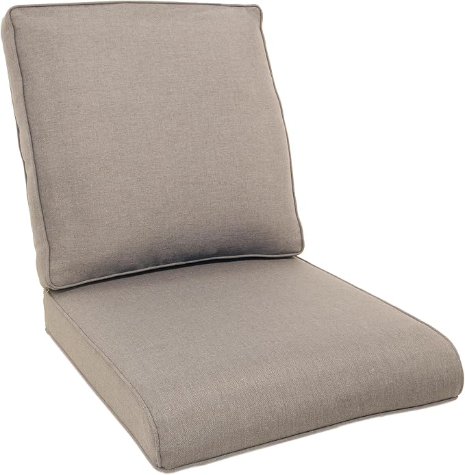 Outdoor Chair Cushions- 22 X 25 Inch High Density Sponge Patio Cushions Deep by NatureComfyOutdoorFurniture