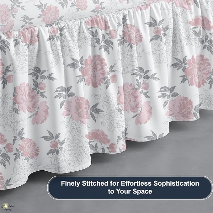 Cottington Lane Ruffled Bed Skirt King Size - Image 9