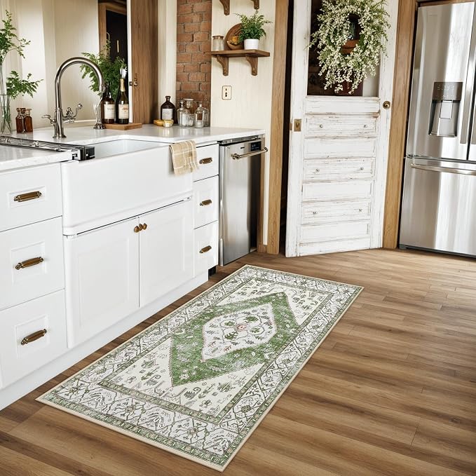 Lahome Boho Washable Hallway Runner Rug - Image 2
