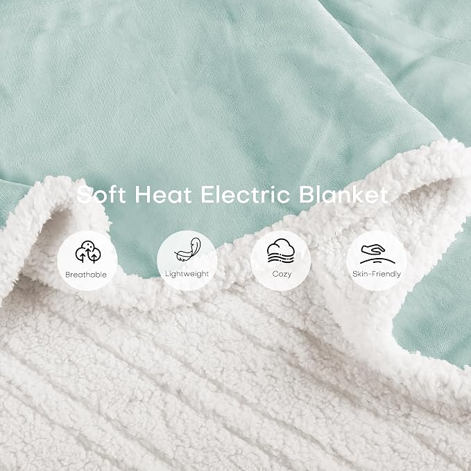 Electric Heated Blanket Full Size 72"x84" - Image 5