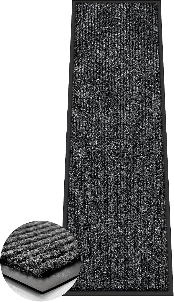 Azadx 3'x10' Indoor Outdoor Door Mat Heavy Duty Front Door Mat Ultra Absorbent by Azadx