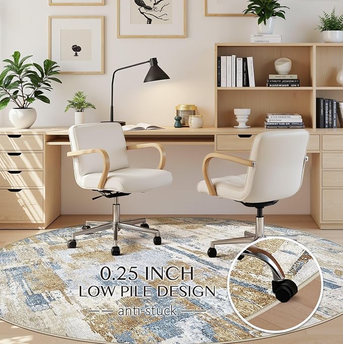 Abstract Living Room Rug 9x9 - Image 8