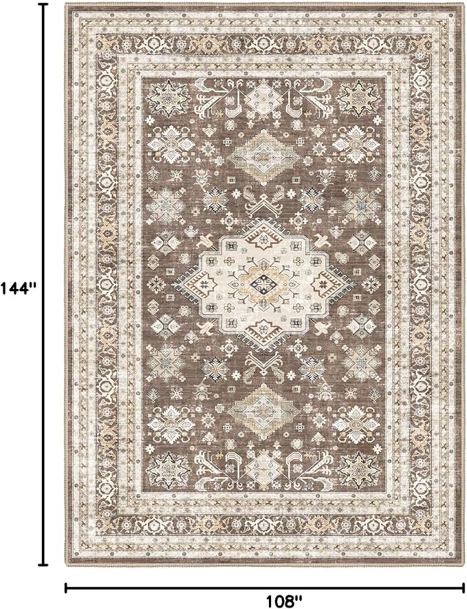Vintage Living Room Area Rug 9x12 - Image 2
