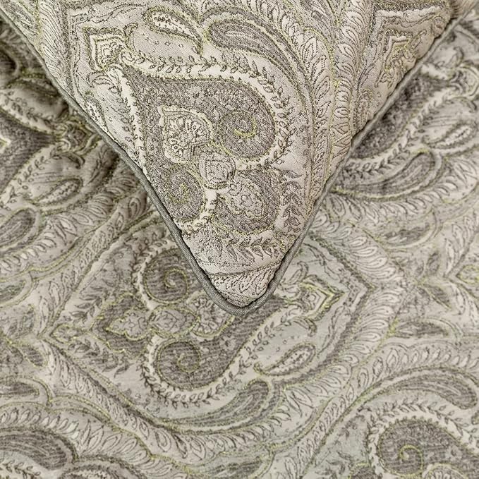 The HomeCentric King/Queen/Twin Grey Designer Full 68"x18" Bed Runner Without - Image 2