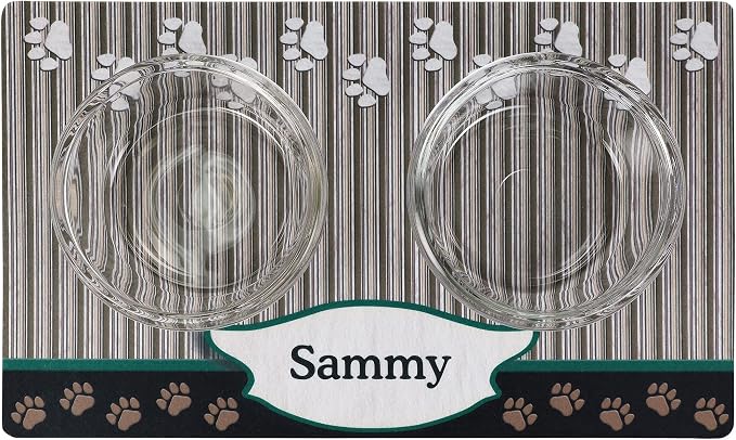 Drymate Personalized Pet Bowl Placemat, Custom Dog & Cat Food Feeding Mat - Image 2
