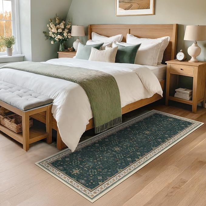 Dark Green 2x6 Kitchen Rug - Image 5