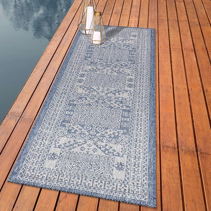 Keen Home Design Terrace Outdoor Runner Rug by KeenHomeDesign