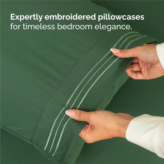 Split King Size 5 Piece Sheet Set - Image 6